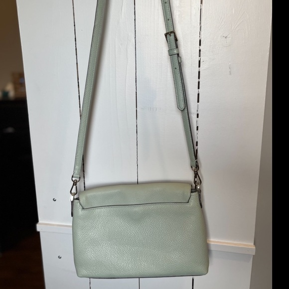 Kate Spade Polly Large Convertible Crossbody. Light Pistachio Colour. - Picture 2 of 5